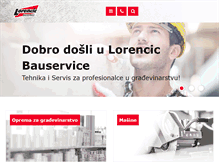 Tablet Screenshot of lorencicsarajevo.ba